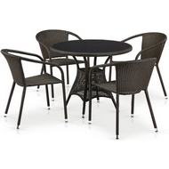 Комплект мебели Тренто (T197ANS-Y137C-W53 Brown 4Pcs)