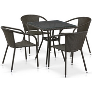 Комплект мебели Фоджа (T282BNT-Y137C-W53 Brown 4Pcs)