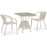Комплект мебели Флорина (T706-Y137C-W85-70x70 Latte 2Pcs)