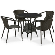 Комплект мебели Монпелье (T707ANS-Y137C-W53 Brown 4Pcs)