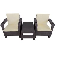 Комплект уличной мебели Yalta Premium Balcony Set Chocolate (иск.ротанг)