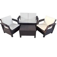 Комплект уличной мебели Yalta Premium Terrace Set Chocolate (иск.ротанг)