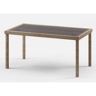 Стол Кингстон Макси 160х90 (wood) иск.ротанг