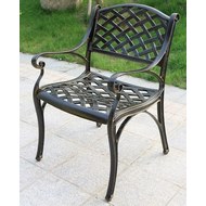 Кресло Лион (Lion) bronze из литого алюминия