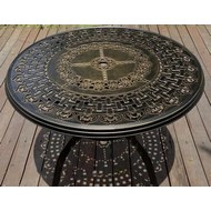 Стол Вулкан (Volcano) D90 bronze из литого алюминия