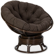 Кресло механическое Papasan (Папасан) 23-01B (37-7-147) тёмно-коричневое