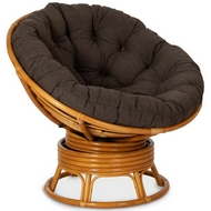 Кресло механическое Papasan (Папасан) 23-01B (37-7-147) коньячное