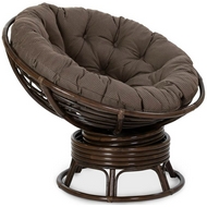 Кресло механическое Papasan (Папасан) 23-01B (3T12) тёмно-коричневое