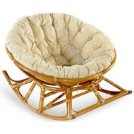 Кресло-качалка Papasan 23-03 (коньячное)