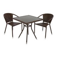 Кофейный набор Cafe (2 кресла, квадратный стол)