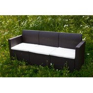Диван Nebraska sofa 3 (Небраска Софа 3) темно-коричневый