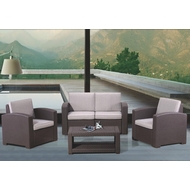 Комплект мебели Rattan Premium 4 (диван, 2 кресла, стол)